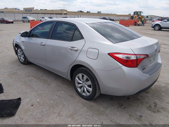 Auction sale of the 2016 Toyota Corolla Le, vin: 5YFBURHE8GP412264, lot number: 45013460