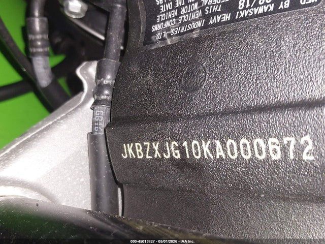 Продаж на аукціоні авто 2019 Kawasaki Zx636 K, vin: JKBZXJG10KA000672, номер лоту: 45013827