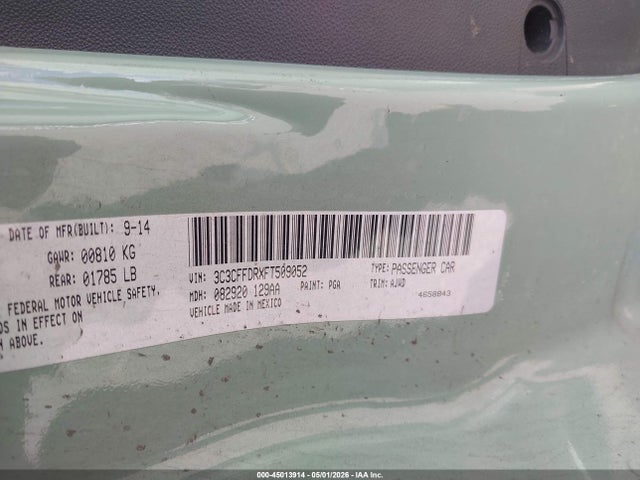 Fiat 500c Pop 2015 3C3CFFDRXFT509052 Image 9
