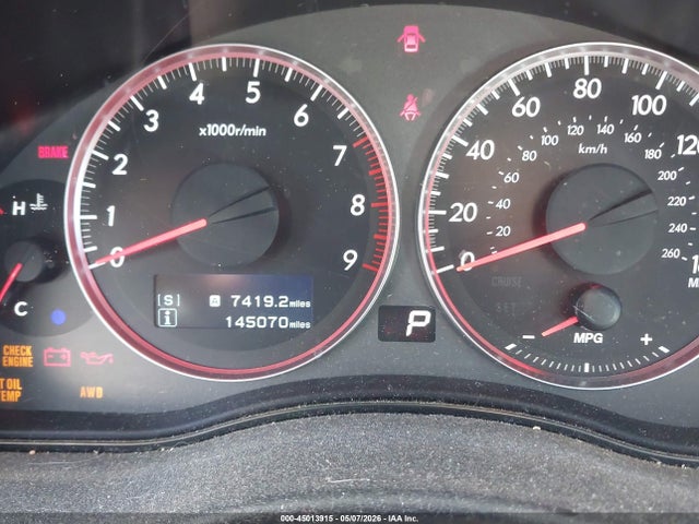 45013915 :رقم المزاد ، 4S4BP85C094314741 vin ، 2009 Subaru Outback 3.0r Limited مزاد بيع
