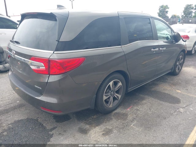 2018 Honda Odyssey Touring მანქანა იყიდება აუქციონზე, vin: 5FNRL6H89JB005583, აუქციონის ნომერი: 45014221
