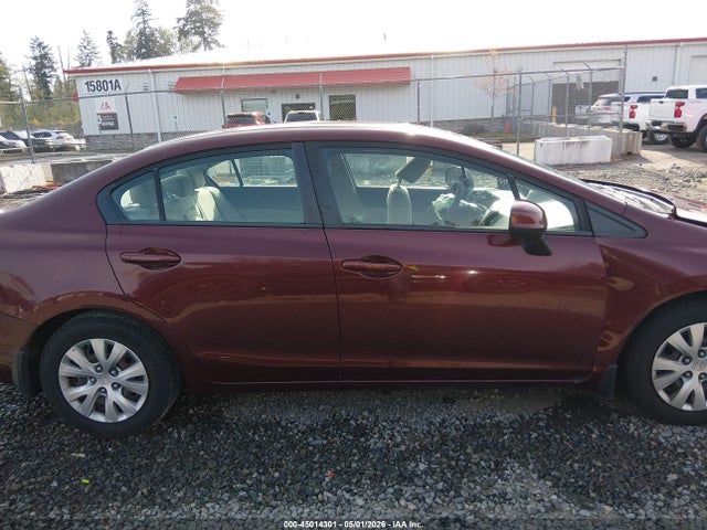 45014301 :رقم المزاد ، 19XFB2F59CE374895 vin ، 2012 Honda Civic Lx مزاد بيع
