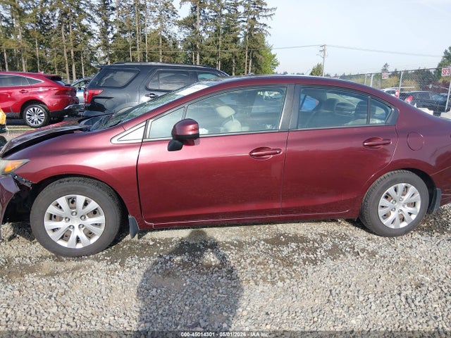 45014301 :رقم المزاد ، 19XFB2F59CE374895 vin ، 2012 Honda Civic Lx مزاد بيع