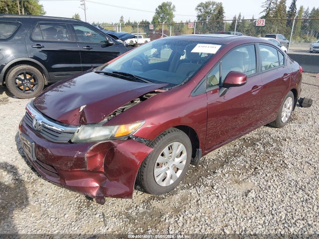 45014301 :رقم المزاد ، 19XFB2F59CE374895 vin ، 2012 Honda Civic Lx مزاد بيع