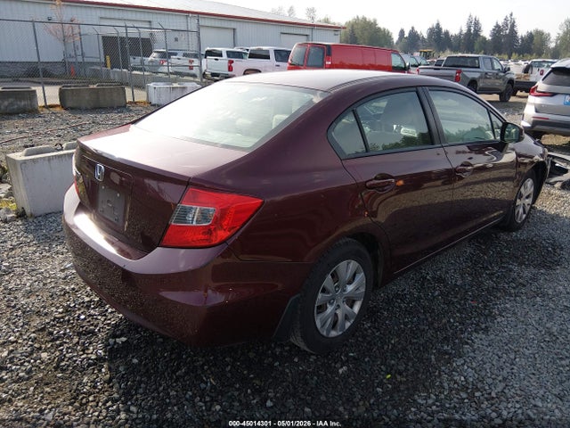 45014301 :رقم المزاد ، 19XFB2F59CE374895 vin ، 2012 Honda Civic Lx مزاد بيع