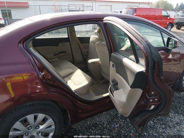 45014301 :رقم المزاد ، 19XFB2F59CE374895 vin ، 2012 Honda Civic Lx مزاد بيع