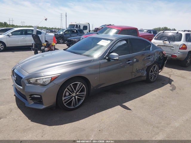 45014411 :رقم المزاد ، JN1BV7ARXEM705939 vin ، 2014 Infiniti Q50 Sport مزاد بيع