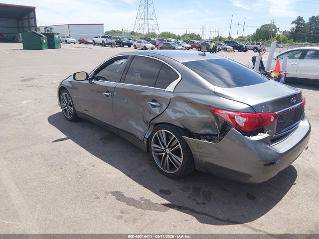 45014411 :رقم المزاد ، JN1BV7ARXEM705939 vin ، 2014 Infiniti Q50 Sport مزاد بيع