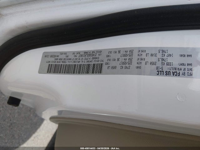 2018 Dodge Grand Caravan Se მანქანა იყიდება აუქციონზე, vin: 2C4RDGBG5JR318637, აუქციონის ნომერი: 45014433