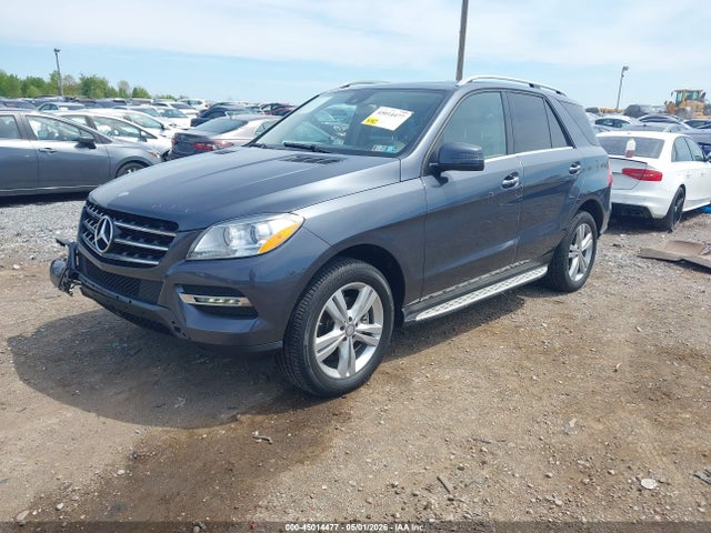 45014477 :رقم المزاد ، 4JGDA5HB8FA582719 vin ، 2015 Mercedes-benz Ml 350 4matic مزاد بيع