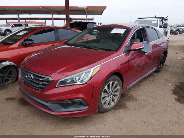 45014579 :رقم المزاد ، 5NPE34AF1GH341038 vin ، 2016 Hyundai Sonata Sport مزاد بيع