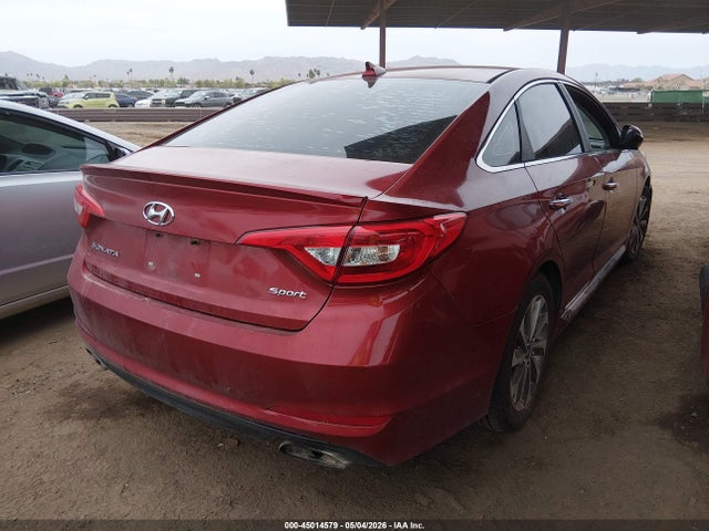 45014579 :رقم المزاد ، 5NPE34AF1GH341038 vin ، 2016 Hyundai Sonata Sport مزاد بيع