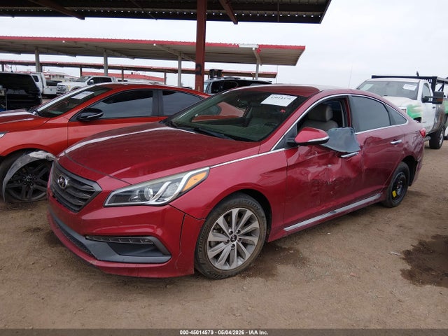 45014579 :رقم المزاد ، 5NPE34AF1GH341038 vin ، 2016 Hyundai Sonata Sport مزاد بيع