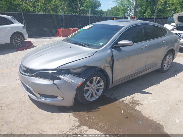2015 Chrysler 200 Limited მანქანა იყიდება აუქციონზე, vin: 1C3CCCAB9FN649060, აუქციონის ნომერი: 45014833
