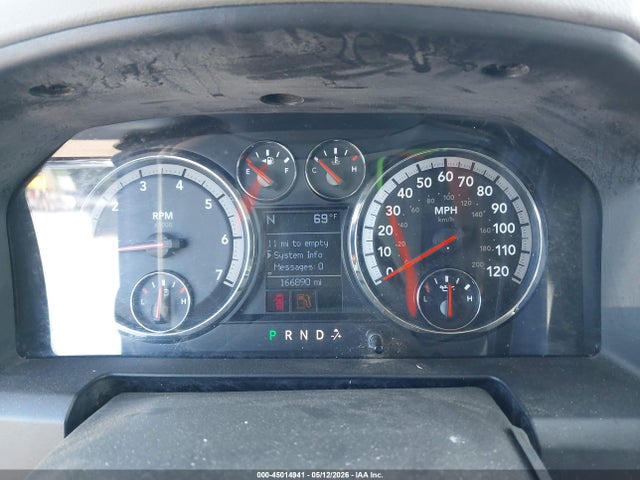 2009 Dodge Ram 1500 Slt/sport/trx მანქანა იყიდება აუქციონზე, vin: 1D3HV13T89J525628, აუქციონის ნომერი: 45014941
