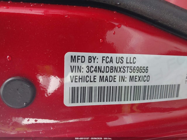 45015157 :رقم المزاد ، 3C4NJDBNXST569656 vin ، 2025 Jeep Compass Latitude 4x4 مزاد بيع