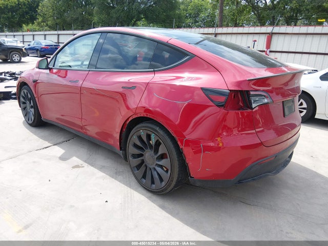 45015234 :رقم المزاد ، 7SAYGDEF0NF382352 vin ، 2022 Tesla Model Y Performance Dual Motor All-wheel Drive مزاد بيع