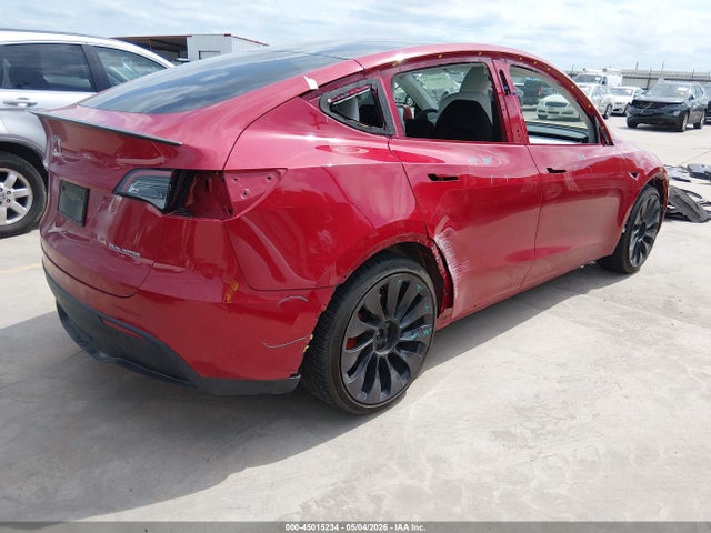 45015234 :رقم المزاد ، 7SAYGDEF0NF382352 vin ، 2022 Tesla Model Y Performance Dual Motor All-wheel Drive مزاد بيع