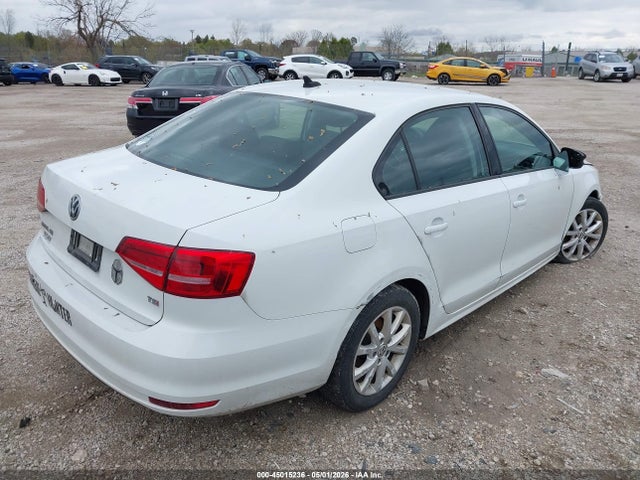 Aukcja sprzedaży 2015 Volkswagen Jetta 1.8t Se, vin: 3VWD17AJ3FM352782, numer aukcji: 45015236