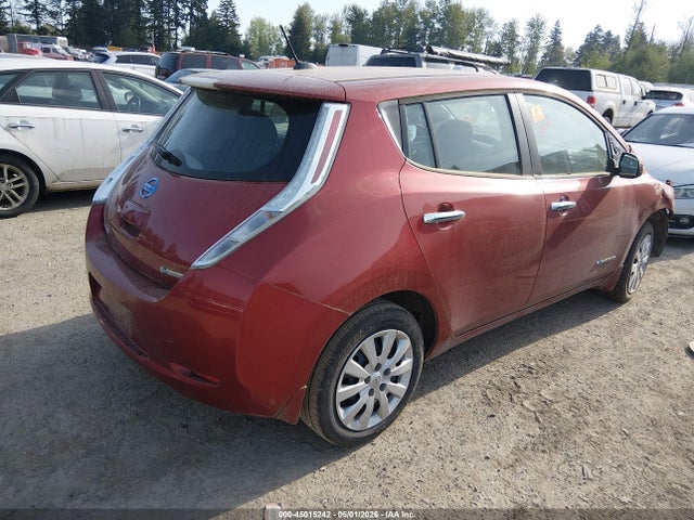 45015242 :رقم المزاد ، 1N4AZ0CP7FC308072 vin ، 2015 Nissan Leaf S مزاد بيع