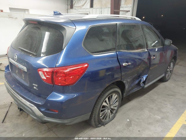 2019 Nissan Pathfinder Sl მანქანა იყიდება აუქციონზე, vin: 5N1DR2MM7KC614993, აუქციონის ნომერი: 45015281