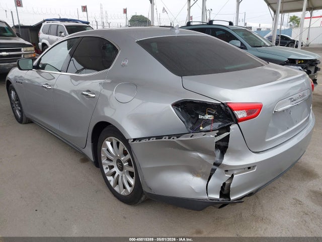 Продаж на аукціоні авто 2014 Maserati Ghibli, vin: ZAM57XSA3E1098339, номер лоту: 45015389