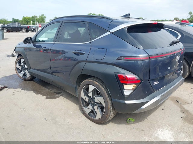 2024 Hyundai Kona Limited მანქანა იყიდება აუქციონზე, vin: KM8HE3A32RU151762, აუქციონის ნომერი: 45015431