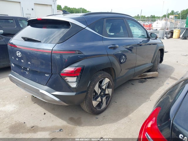 2024 Hyundai Kona Limited მანქანა იყიდება აუქციონზე, vin: KM8HE3A32RU151762, აუქციონის ნომერი: 45015431