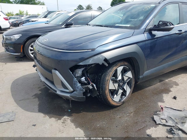 2024 Hyundai Kona Limited მანქანა იყიდება აუქციონზე, vin: KM8HE3A32RU151762, აუქციონის ნომერი: 45015431