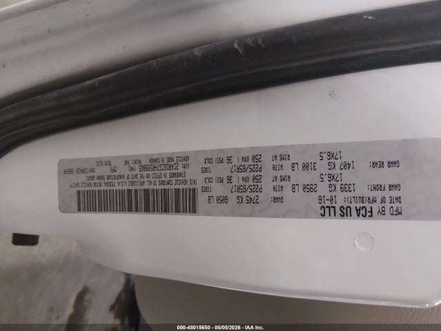 Aukcja sprzedaży 2017 Dodge Grand Caravan Sxt, vin: 2C4RDGCG7HR599865, numer aukcji: 45015650