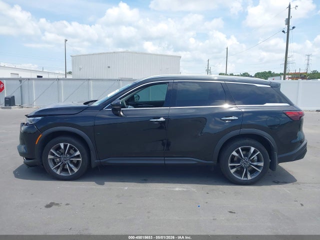 2024 Infiniti Qx60 Luxe მანქანა იყიდება აუქციონზე, vin: 5N1DL1FR2RC358406, აუქციონის ნომერი: 45015653