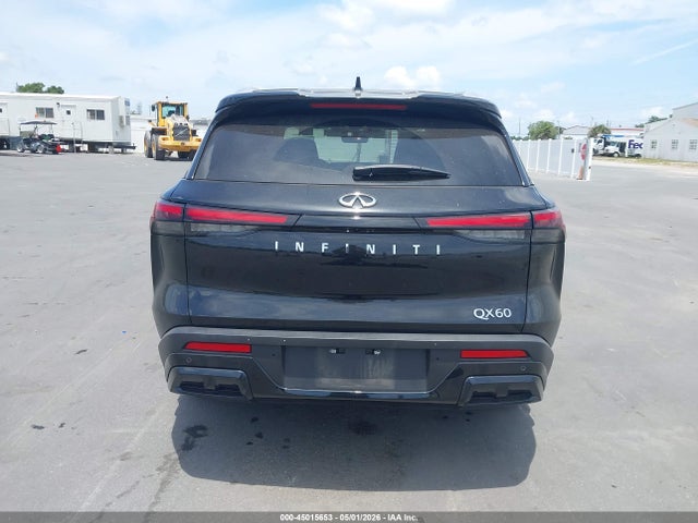 2024 Infiniti Qx60 Luxe მანქანა იყიდება აუქციონზე, vin: 5N1DL1FR2RC358406, აუქციონის ნომერი: 45015653