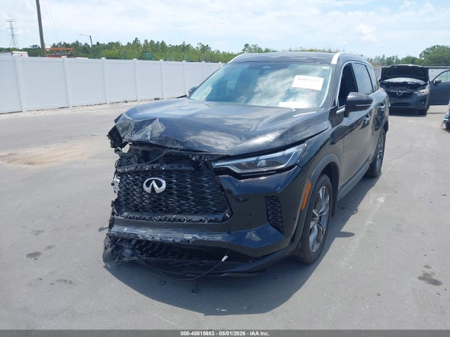 2024 Infiniti Qx60 Luxe მანქანა იყიდება აუქციონზე, vin: 5N1DL1FR2RC358406, აუქციონის ნომერი: 45015653
