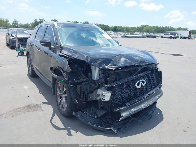 2024 Infiniti Qx60 Luxe მანქანა იყიდება აუქციონზე, vin: 5N1DL1FR2RC358406, აუქციონის ნომერი: 45015653