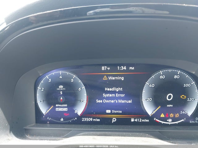 2024 Infiniti Qx60 Luxe მანქანა იყიდება აუქციონზე, vin: 5N1DL1FR2RC358406, აუქციონის ნომერი: 45015653