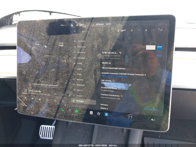 Продажа на аукционе авто 2021 Tesla Model Y Long Range Dual Motor All-wheel Drive, vin: 5YJYGDEE0MF306343, номер лота: 45015776