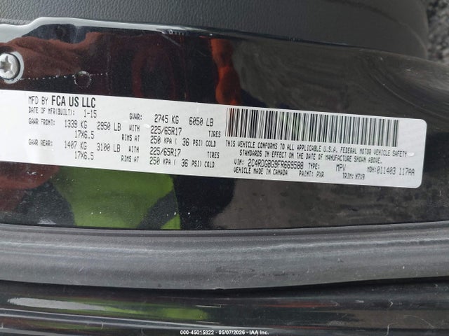 Продаж на аукціоні авто 2015 Dodge Grand Caravan Se Plus, vin: 2C4RDGBG9FR669588, номер лоту: 45015822