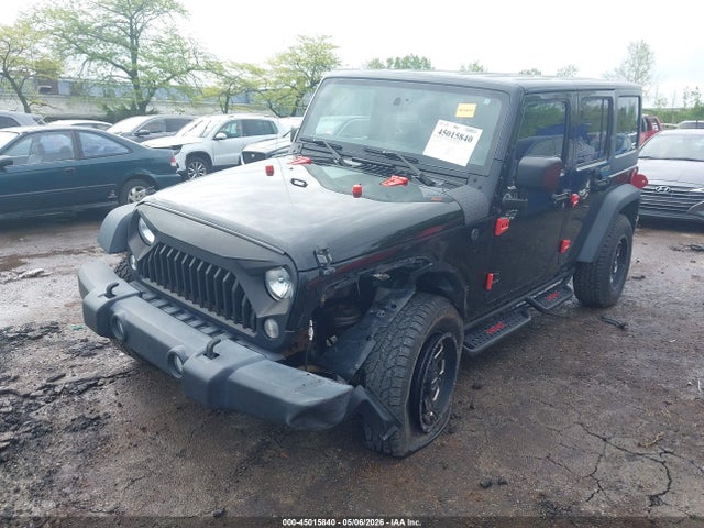 45015840 :رقم المزاد ، 1C4BJWDG2GL141970 vin ، 2016 Jeep Wrangler Unlimited Sport مزاد بيع