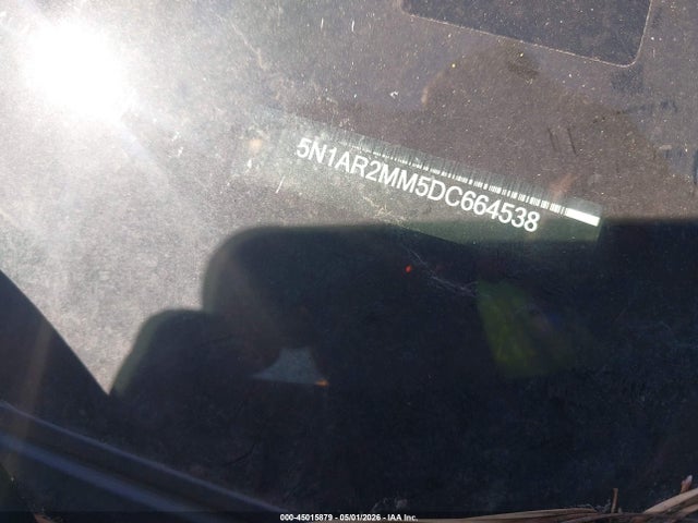 Продажа на аукционе авто 2013 Nissan Pathfinder Platinum, vin: 5N1AR2MM5DC664538, номер лота: 45015879