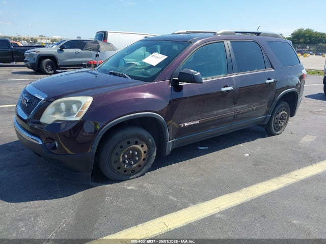 Продажа на аукционе авто 2008 Gmc Acadia Sle-1, vin: 1GKER13798J283101, номер лота: 45016037