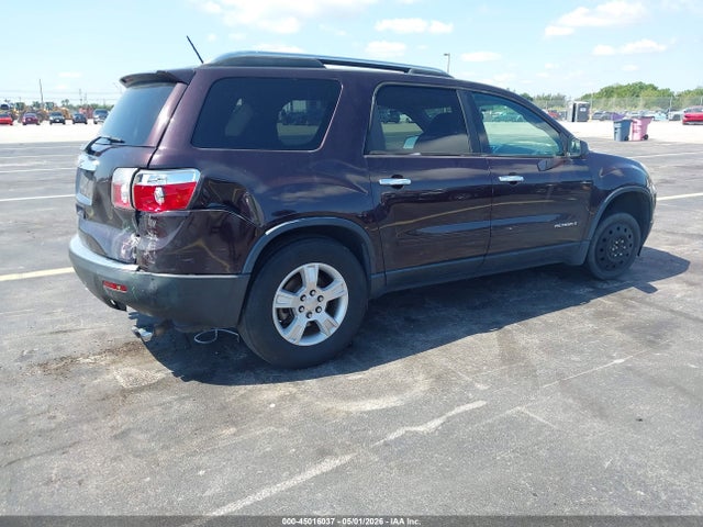 Продажа на аукционе авто 2008 Gmc Acadia Sle-1, vin: 1GKER13798J283101, номер лота: 45016037