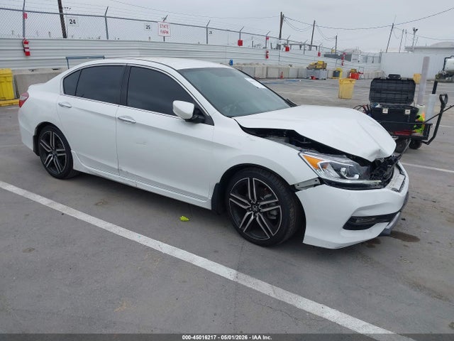 2017 Honda Accord Sport Se მანქანა იყიდება აუქციონზე, vin: 1HGCR2F14HA077511, აუქციონის ნომერი: 45016217