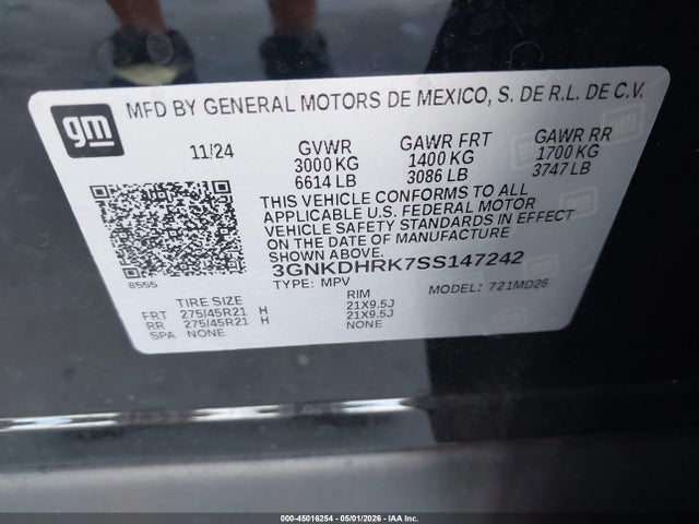 Chevrolet Blazer Ev Rs Rwd 2025 3GNKDHRK7SS147242 Image 9