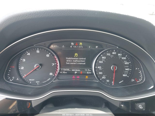 2017 Audi Q7 3.0t Premium მანქანა იყიდება აუქციონზე, vin: WA1AAAF77HD000359, აუქციონის ნომერი: 45016271