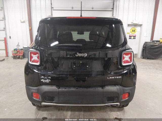 2018 Jeep Renegade Limited 4x4 მანქანა იყიდება აუქციონზე, vin: ZACCJBDB6JPG99390, აუქციონის ნომერი: 45016301