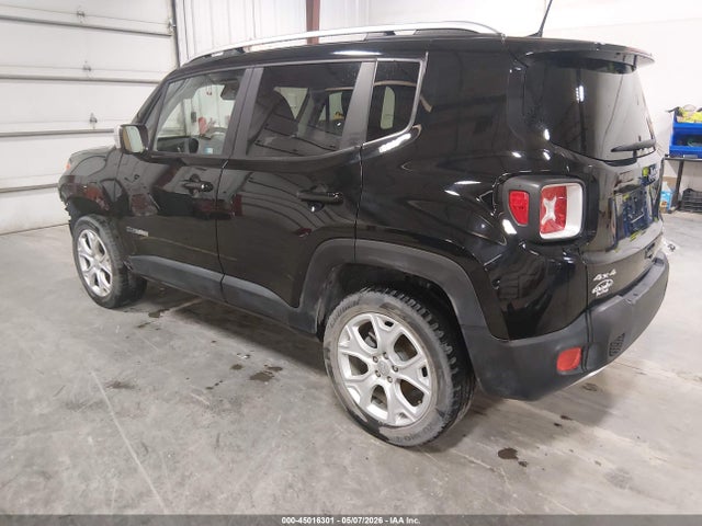 2018 Jeep Renegade Limited 4x4 მანქანა იყიდება აუქციონზე, vin: ZACCJBDB6JPG99390, აუქციონის ნომერი: 45016301