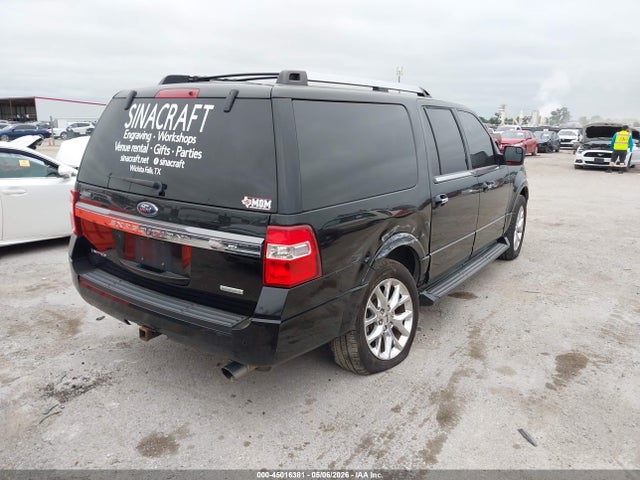 2017 Ford Expedition El Limited მანქანა იყიდება აუქციონზე, vin: 1FMJK1KT7HEA21370, აუქციონის ნომერი: 45016381