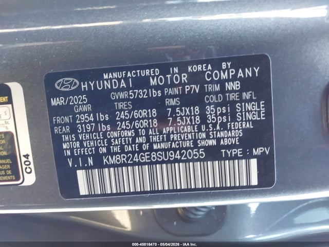 Hyundai Palisade Sel 2025 KM8R24GE8SU942055 Image 9