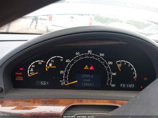 Aukcja sprzedaży 2002 Mercedes-benz S 500, vin: WDBNG75J22A268295, numer aukcji: 45016615