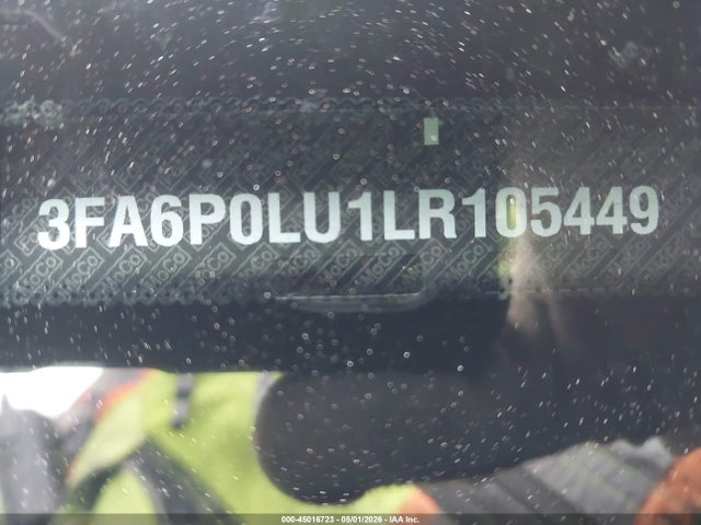 Aukcja sprzedaży 2020 Ford Fusion Hybrid Se, vin: 3FA6P0LU1LR105449, numer aukcji: 45016723